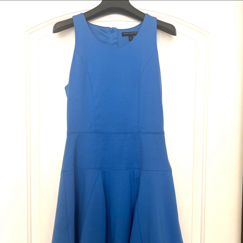 Cerulean flows dress.